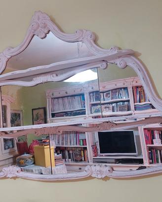 Elegante specchio da parete vintage con cornice la