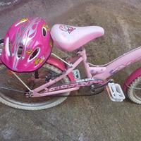 bici ragazza + casco