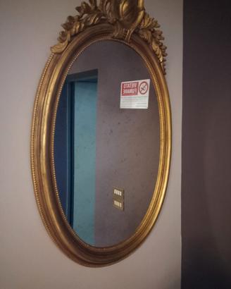 specchio ovale nuovo