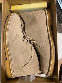 Clarks desert boot beige nuove