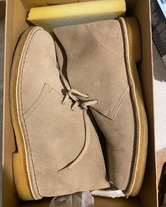 Clarks desert boot beige nuove