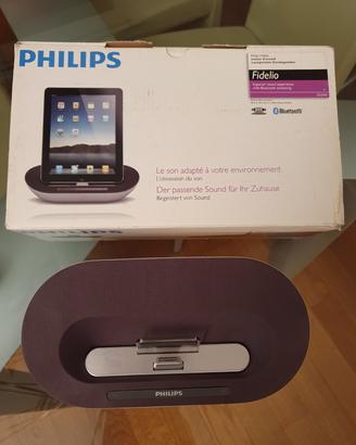 Cassa docking station Philips per I phone/I pad/ t
