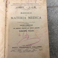 Manuale di materia medica (d’epoca)