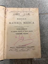Manuale di materia medica (d’epoca)