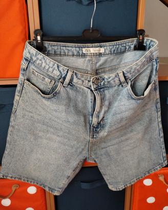 Pantaloncino jeans zara 44