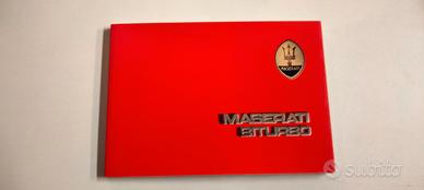 Manuale uso e manutenzione Maserati Biturbo