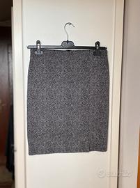 Gonna Conbipel tessuto spigato