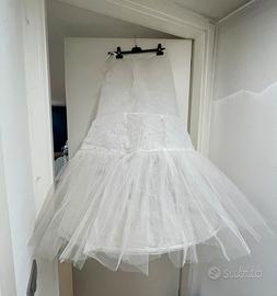 Sottogonna  abito da sposa con coulisse
