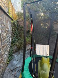 trampolino da Salto con protezioni