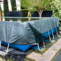 Piscina fuori terra mod. Laghetto metri 4 x 7.