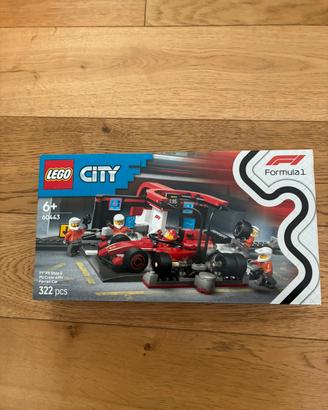 Lego City 60443 F1 Pit Stop & Pit Crew Ferrari