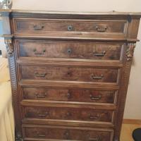 settimino con cassetti antico