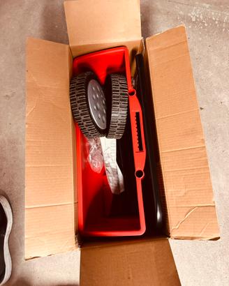 Carrello seminatrice e spargi concime