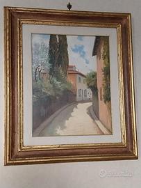 Quadro scorcio cittadino