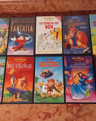 VHS originali Disney
