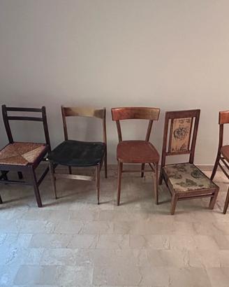 Sedie in legno