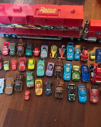 Cars disney set di 47 piu camion parcheggio