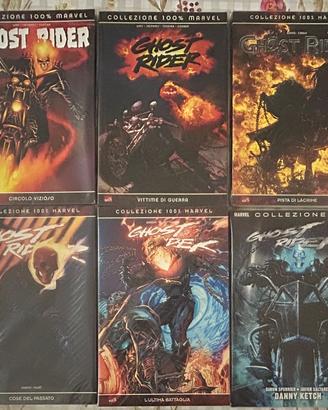 Ghost Rider 100% marvel completa 10 volumi