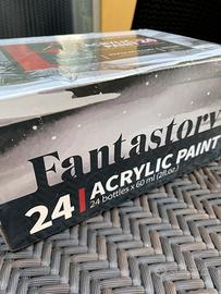 Colori 24 acrylic paint nero e bianco