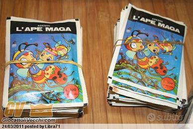 Adesivi figurine Ape Magà anni 70