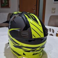 casco ls2 (L) da cross nero e giallo fluo NUOVO