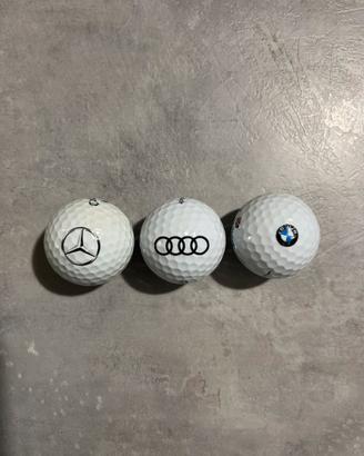 Palline da golf Audi, BMW, Mercedes