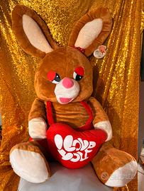 Peluche coniglio per san valentino. NUOVO