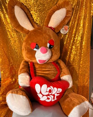 Peluche coniglio per san valentino. NUOVO
