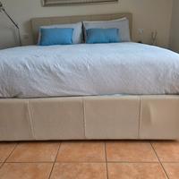 letto matrimoniale  con contenitore