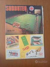 cataloghi originali subbuteo 1976 e 1976-77