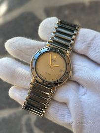 Orologio Vintage Seiko SQ 100 Acciaio Oro 33mm