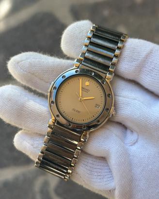 Orologio Vintage Seiko SQ 100 Acciaio Oro 33mm