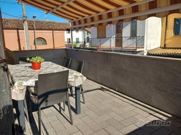 Monfalcone San Polo casa con scoperto e deposito