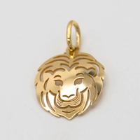Ciondolo in oro giallo 18kt leone E.4300