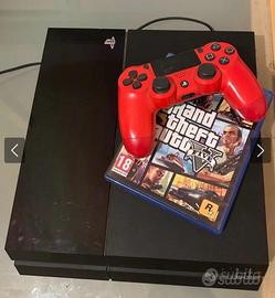 PS4 + gioco +joistick+base di ricarica-stato top