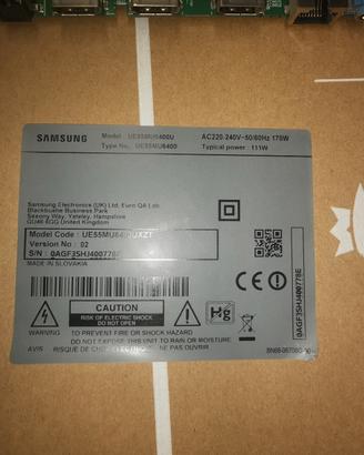 mainboard samsung UE55MU6400U