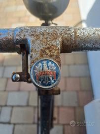 Bicicletta  Bianchi freni a  bacchetta 