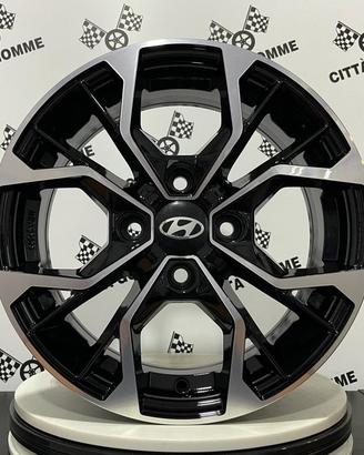 4 CERCHI IN LEGA HYUNDAI I10 I20 ATOS GETZ DA 15