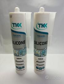 Set 2 Tubi Silicone Trasparente -Nuovo-