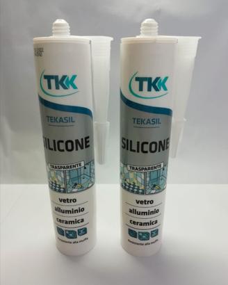 Set 2 Tubi Silicone Trasparente -Nuovo-