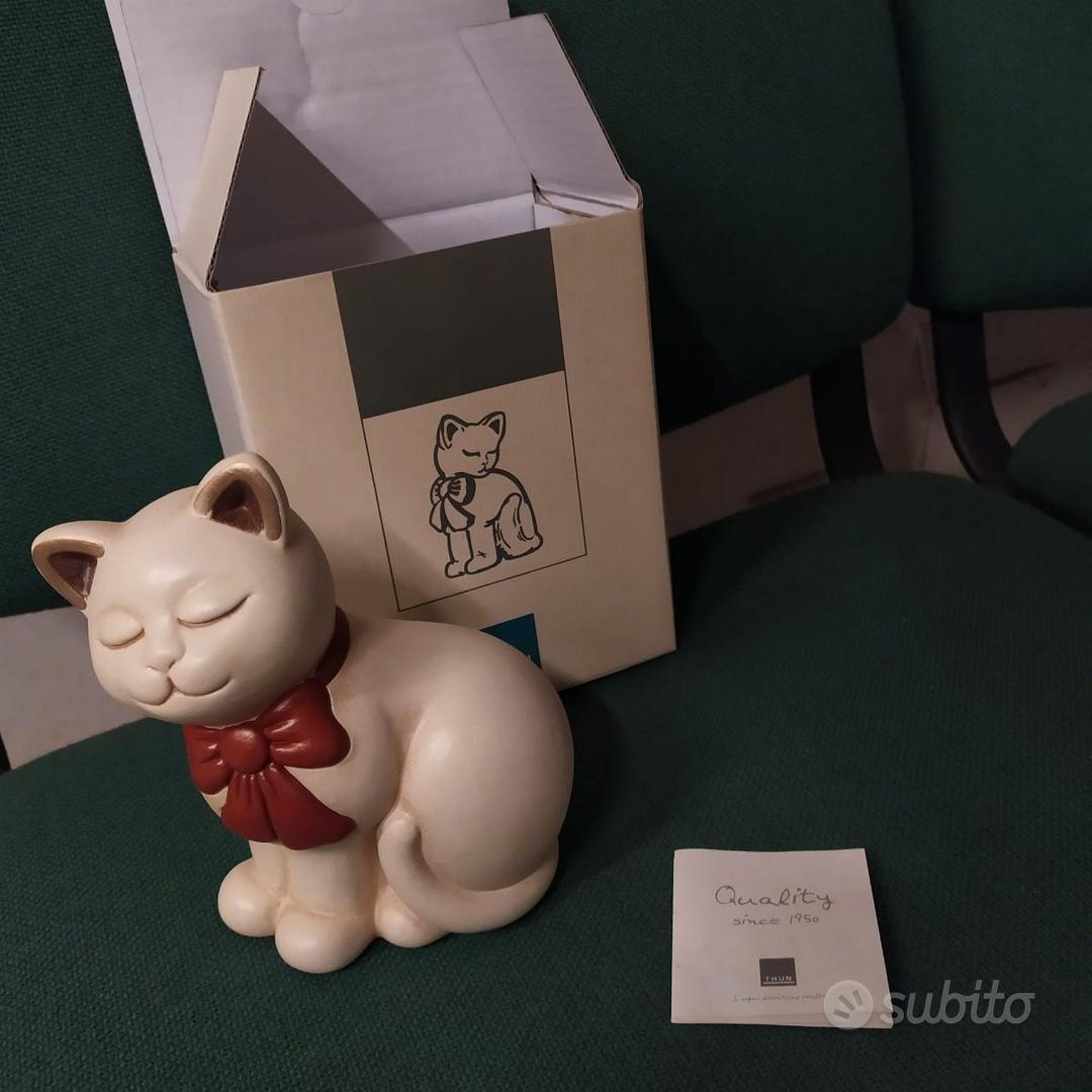 Thun gatto bianco con fiocco rosso vintage - Arredamento e Casalinghi In  vendita a Barletta-Andria-Trani