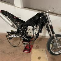 Telaio ktm LC4 con targa e documenti