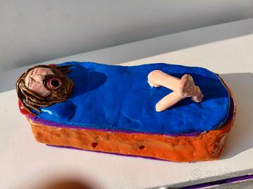 Porta e Brucia Incensi Eseguito a Mano