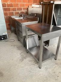 Componenti in acciaio inossidabile per cucina