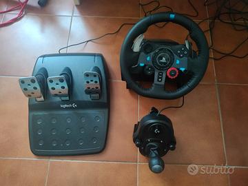 volante PS4+pedaliera+marce Logitech 