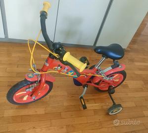 Bicicletta bambino/a con rotelle