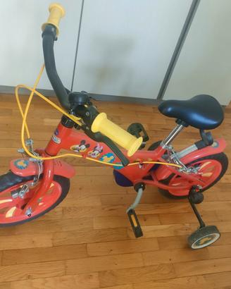 Bicicletta bambino/a con rotelle