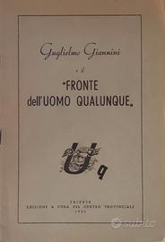 Guglielmo Giannini Uomo Qualunque Trieste 1952
