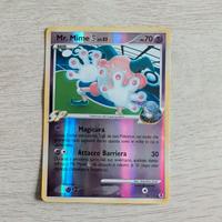 Carta Pokemon holo ascesa dei rivali Mr.Mime