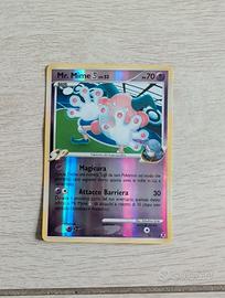 Carta Pokemon holo ascesa dei rivali Mr.Mime